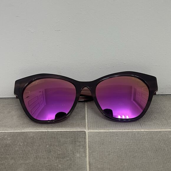 Maui Jim Kila MJ819-13C Sunglasses Plum Dusty Rose FRAMES ONLY 54.5-19-140 Italy main image 5